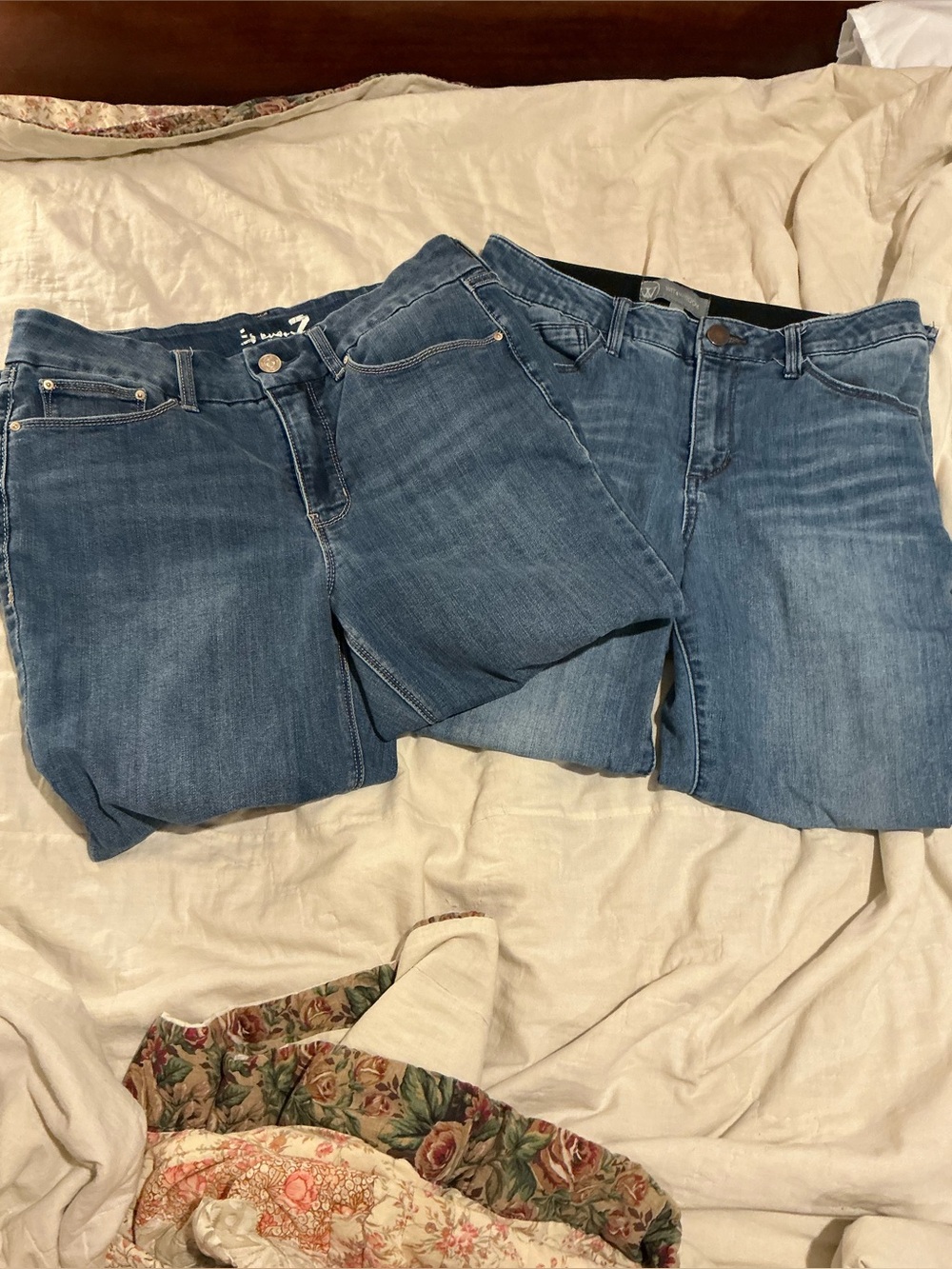 2-Pair Designer Jeans Bundle | Seven7 + Wit & Wisdom | Size 10